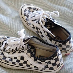 checkered vans